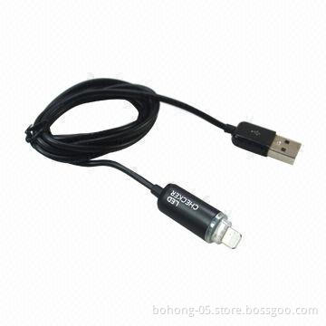 Micro USB data cable with adapter/different color is available/MOQ is 501pcs/color, for iPhone 5